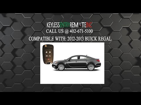 How To Replace Buick Regal Key Fob Battery 2012 2013