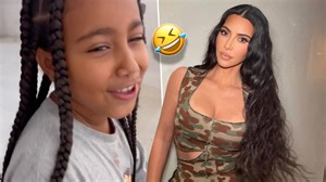 North West hilariously roasts Kim Kardashian's 'influencer voice'