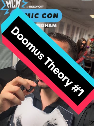 The Doomus Theory 😅 Asking cosplayers at @MCM Comic Con what they think . #mcmcomiccon #mcmbirmingham #drdoom #doomsday