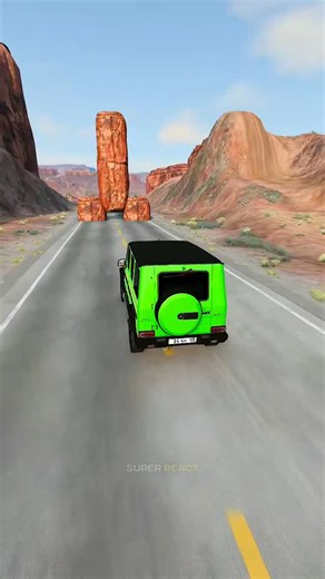 SuperReact 🔔 | Cars Brands vs Tight Hole Part 1 ❌🤣 Beamng.Drive #reels | Instagram