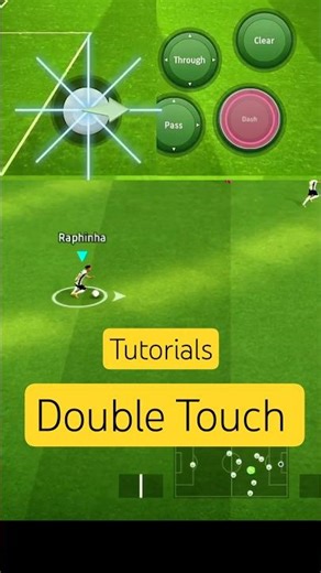 Master Double Touch 🔥 in eFootball 25 #pes #efootball #shorts