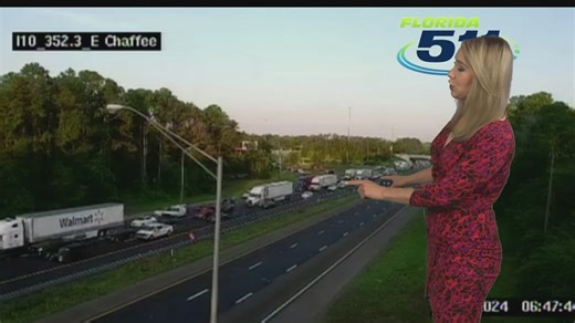 Update: Construction clean-up on I-10 East near Chaffee Road complete, traffic now flowing