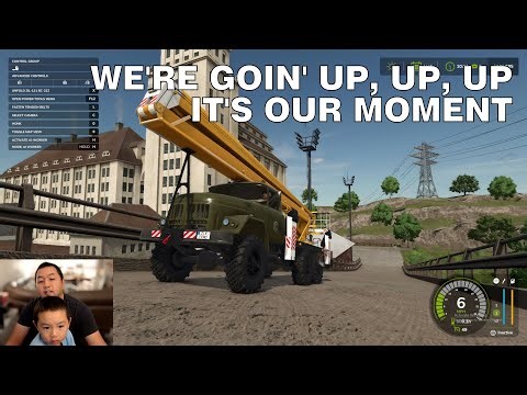 Living The High Life In A Bucket Truck | Farming Simulator 25