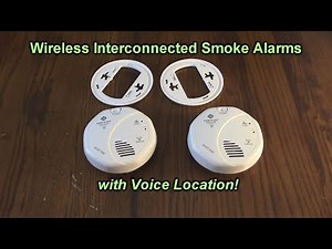 First Alert Wireless Interconnected Smoke Alarm with Voice Location, Battery Operated, 2 Pack REVIEW