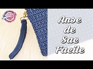 Easy Crochet Handle Tutorial for Pouch Bag Beginner Level