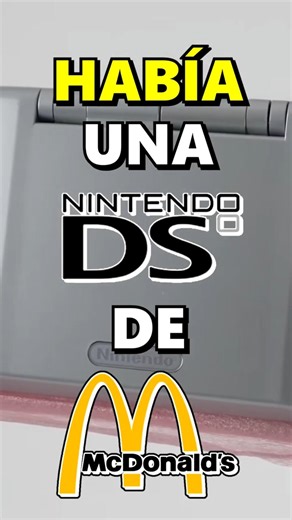 Nintendo DS de McDonald’s existió 😱 #NintendoDS #Gaming #Shorts