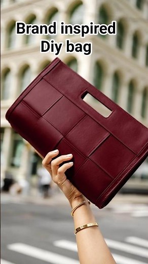 DIY GiGi New York Remy Clutch Tutorial Step by Step Woven Bag #diybag