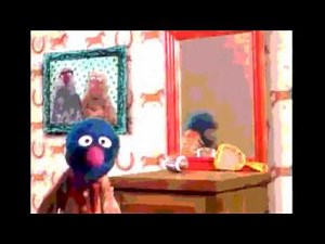 Audio-treated song #46: Sesame Street—"The Monster In The Mirror" (1990) by Grover