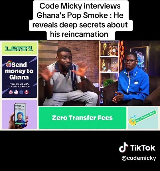Code Micky interviews Ghana’s Pop Smoke : He reveals deep secrets about his reincarnation