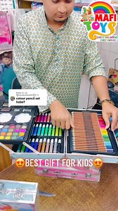 145 Pcs Unicorn Case Art Supplies Set for Kids, 2 Layers Drawing...