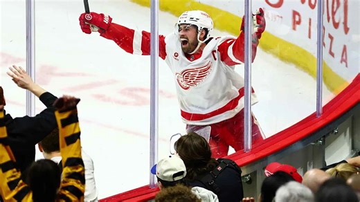 Dylan Larkin sets new Red Wings record with game-winner vs. Senators