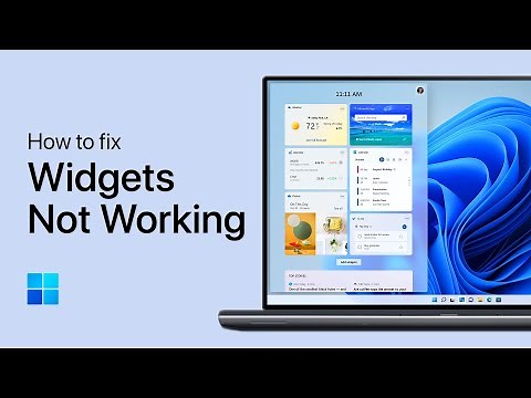 How To Fix Windows Widgets Not Working, Blank or Not Showing