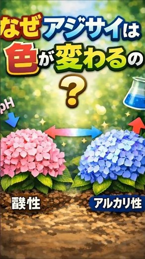 Why do hydrangeas change color? #hydrangea #summerflowers