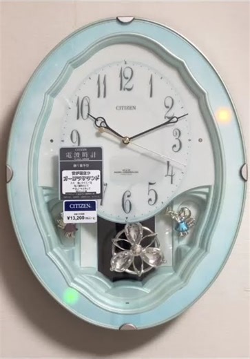 CITIZEN パルミューズM479 ♪明日への扉 #からくり時計 #振り子時計 #メロディ時計 #CITIZEN #パルミューズ #J-POP #明日への扉