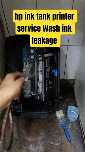 HP Ink Tank 410 419 Printer Service: How to Wash and Fix Ink Leakage Problems
