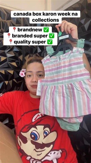 1.1K views · 22 reactions | finally karon na week na collections ato canada box super dghn ma branded na ootd, sa hilig sa canada box kbalo sila presyohan nani taas xa gamay sa she in nato na prices pero so worth it promise na nko ninyo ❤️ #followersシ゚ #fypageシ #fypシ゚ #highlighteveryone #onlineseller #followersreels #copyrightinfrigementnotintendedmusic | Aztacia Liam | Facebook