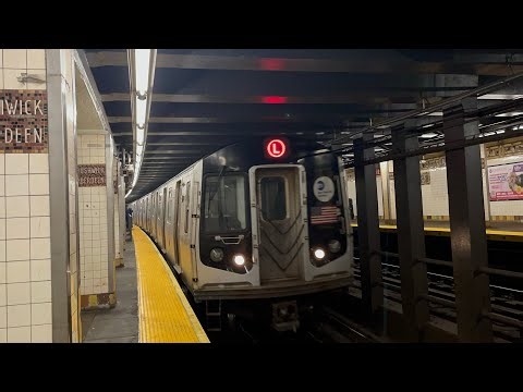 R143/R160 (L) action at Bushwick Avenue- Aberdeen Street