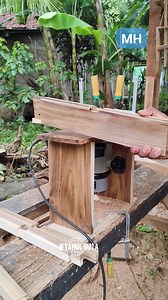 8.8K views · 131 reactions | simple and easy router table  #diy #fblifestyle #furniture | Miftahul Huda | Facebook