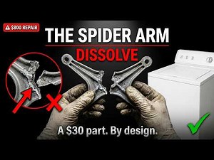 Why Your $1,000 Washer Self-Destructs on Schedule (The Spider Arm Dissolve)