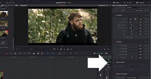 How to crop a video in davinci resolve