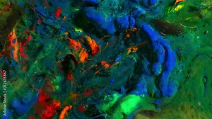 Ink. Paint. Ink in Motion 4K footage slow motion FPS twenty-second shot on 6k pocket coloured high details