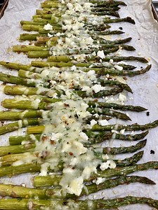 Cheesy Garlic Roasted Asparagus (10 Minute Side)