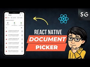 React Native Document Picker || Upload Images, Pdf in React Native Application