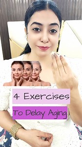 664K views · 10K reactions | 4 Exercises to Delay Aging ❤❤❤❤ #ReverseAging #tappingtherapy #poojaluthra #reeloftheday #reelsitfeelsit #reelsviralvideo❤️❤️❤️❤️ | Pooja Luthra | Facebook