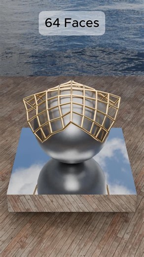 Blender Physics Lab on Instagram: "Only the face count changes. Same setup, same physics."