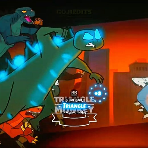Triangle vs Ancient Godzilla