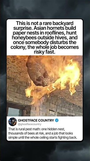 THE ASIAN HORNET CEILING THREAT
