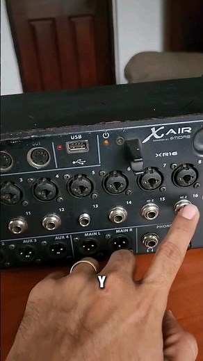 Behringer XR16 #audio #homestudio #mixer #shorts