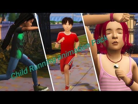 The sims 4 - Child Running Animation - Download