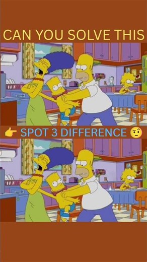 Uncover the 3 secrets in this Simpson picture - can you do it? 🤔 #simpsonsshorts #simpsons #shorts