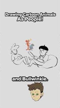 Drawing Cartoon Animals as People #drawing #cartoon #animal #character #art #guessinggame #funny