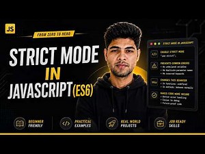 Strict mode in JavaScript | JavaScript Tutorial #31