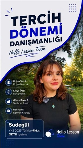 Tercih Dönemi Danışmanlığı