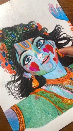 happy holi #shorts #shortvideo #trending #trendingshorts #trend #shortsfeed #holi #art #artwork