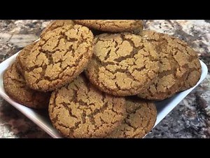 Gingersnap Cookie Recipe