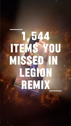 1,544 Legion Remix Items