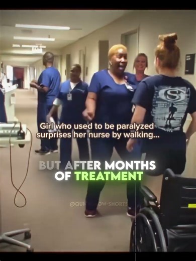 She surprised everyone by WALKING again. 🥹 ❤️ 🩹