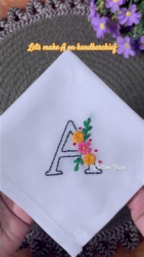 Handkerchief embroidery