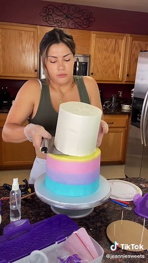 Rainbow Unicorn Cake Decorating Tutorial