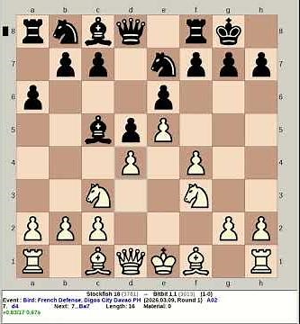 A Brutal 16-Move Engine Slaughter | Stockfish 18 vs Bitbit 1.1