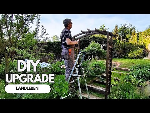 Build your own rose arch | Plant tomatoes & peppers | Country Living #4
