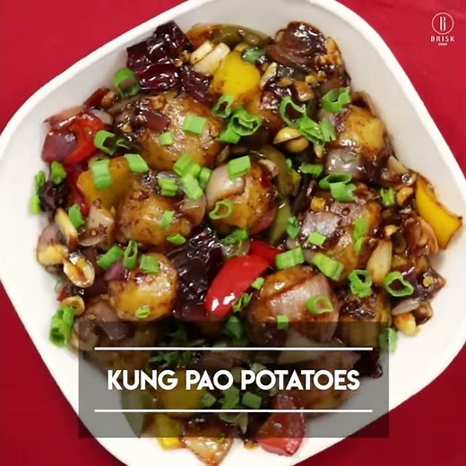 Kung Pao Potatoes | Brisk Kitchen Recipes