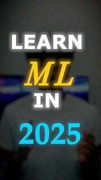 How I’d Learn Machine Learning in 2025 #ai #chatgpt #datascience #machinelearning #ml2026 #python