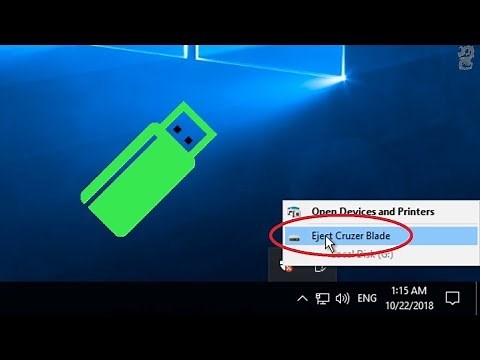 How to eject USB (safe to remove) in Windows 10: Safely Eject USB Drive From Windows 10