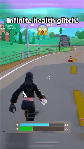 INFINITE HEALTH GLITCH in Fortnite🤯 (Simpsons) #fortnite #shorts #shortsfeed #fortniteglitches