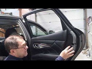 Infiniti M37 2011-2013 door panels and sweep removal